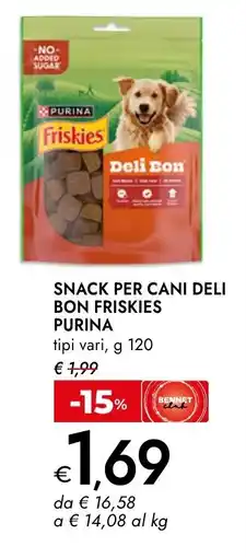 Bennet SNACK PER CANI DELI BON FRISKIES PURINA offerta