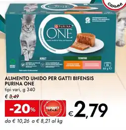 Bennet ALIMENTO UMIDO PER GATTI BIFENSIS PURINA ONE offerta