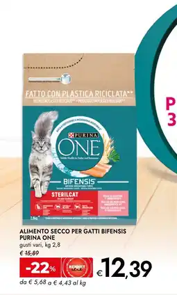 Bennet ALIMENTO SECCO PER GATTI BIFENSIS PURINA ONE offerta