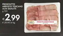 Bennet Prosciutto Arrosto Toscano offerta