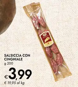 Bennet SALSICCIA CON CINGHIALE offerta