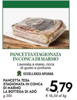 Bennet PANCETTA TESA STAGIONATA IN CONCA DI MARMO LA BOTTEGA DI ADÒ offerta