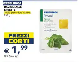Esselunga ESSELUNGA RAVIOLI ALLE ERBETTE offerta