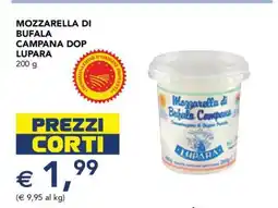 Esselunga MOZZARELLA DI BUFALA CAMPANA DOP LUPARA offerta
