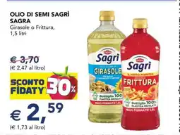 Esselunga Olio di Semi Sagrì Sagrà offerta