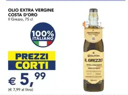 Esselunga Olio Extra Vergine Costa D'Oro offerta