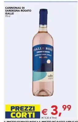 Esselunga CANNONAU DI SARDEGNA ROSATO ISALLE offerta