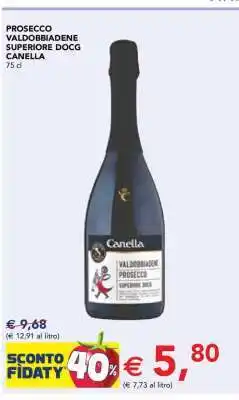 Esselunga PROSECCO VALDOBBIADENE SUPERIORE DOCG CANELLA offerta