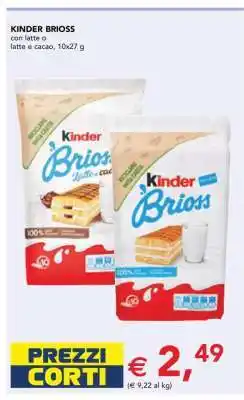 Esselunga Kinder Brioss offerta