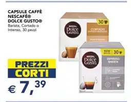 Esselunga CAPSULE CAFFÈ NESCAFÉ DOLCE GUSTO offerta