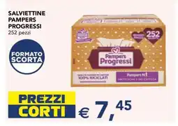 Esselunga SALVIETTINE PAMPERS PROGRESSI offerta