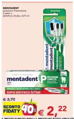 Esselunga MENTADENT offerta