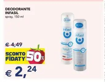 Esselunga Deodorante Infasil offerta