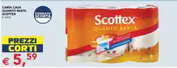 Esselunga Carta Casa Quanto Basta Scottex offerta