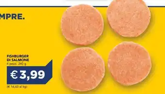 Esselunga Fishburger di Salmone offerta