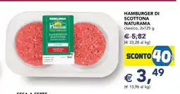 Esselunga Hamburger di Scottona Naturama offerta