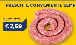 Esselunga Salsiccia Di Suino offerta