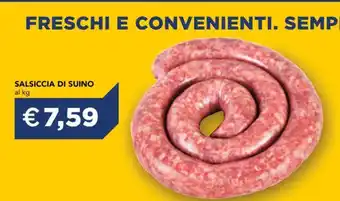 Esselunga Salsiccia Di Suino offerta
