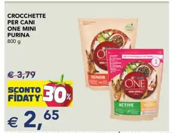 Esselunga CROCCHETTE PER CANI ONE MINI PURINA offerta