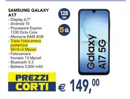 Esselunga SAMSUNG GALAXY A17 offerta