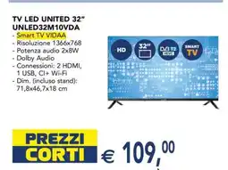 Esselunga TV LED UNITED 32 UNLED32M10VDA offerta