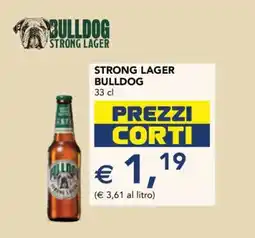 Esselunga STRONG LAGER BULLDOG offerta