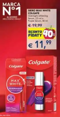 Esselunga SIERO MAX WHITE COLGATE offerta