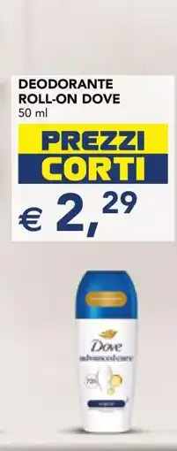 Esselunga DEODORANTE ROLL-ON DOVE offerta