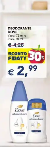Esselunga DEODORANTE DOVE offerta