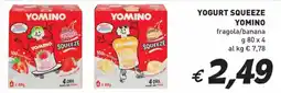 Coal Yogurt Squeeze Yomino offerta