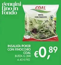 Coal INSALATA POKER CON FINOCCHIO COAL offerta