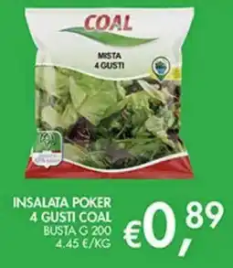 Coal INSALATA POKER 4 GUSTI COAL offerta