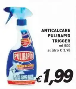 Coal ANTICALCARE PULIRAPID TRIGGER offerta