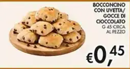 Coal Bocconcino con uvetta/gocce di cioccolato offerta
