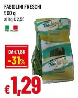 Famila Fagiolini Freschi Teodora offerta