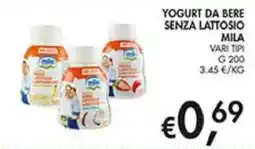 Coal Yogurt da bere senza lattosio MILA offerta