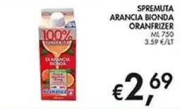 Coal Spremuta Arancia Bionda Oranfrizer offerta