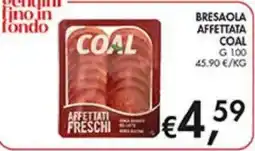 Coal Bresaola affettata Coal offerta