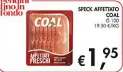 Coal Speck affettato Coal offerta