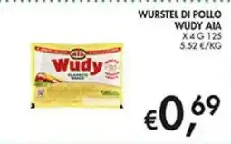 Coal Wurstel di pollo Wudy AIA offerta