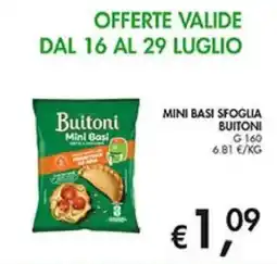 Coal Mini Basi Sfoglia Buitoni offerta