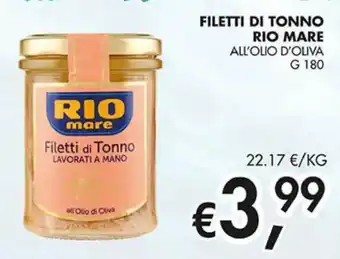 Coal Filetti di Tonno RIO mare offerta