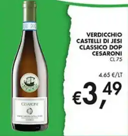Coal Verdicchio Castelli di Jesi Classico DOP Cesaroni offerta