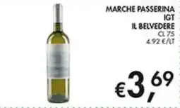 Coal MARCHÉ PASSERINA IGT IL BELVEDERE offerta