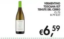 Coal Vermentino Toscana IGT Tenute Del Cerro offerta