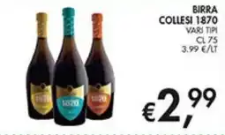 Coal Birra Collesi 1870 offerta