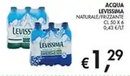 Coal Acqua Levissima offerta
