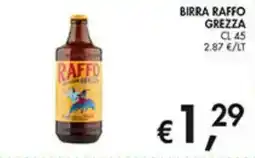 Coal Birra Raffo Grezza offerta