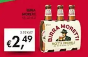 Coal Birra Moretti offerta