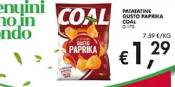 Coal Patatine Gusto Paprika Coal offerta